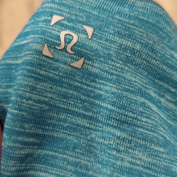 Lululemon Metal Vent Tech Muscle Tank Tropix Green / Shark Teal - Picture 10 of 10